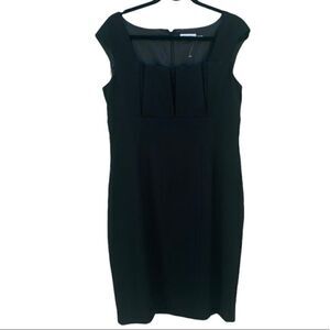 NEW Calvin Klein Black Sheath Dress